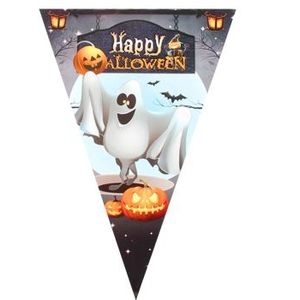 Halloween Vlaggenlijn Spook (3 meter)