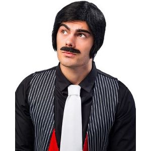 Snor Agent Zwart