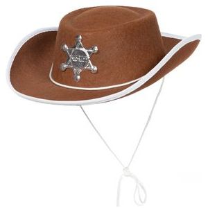 Cowboyhoed Jongens Bruin