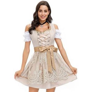 Dirndl - Tirolerjurkje Katrina - Crème