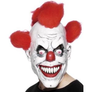 Scary Clown Masker Rood