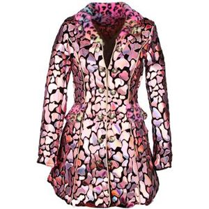 Luxe Damesjas - Roze - Metallic Camouflage - Gevoerd