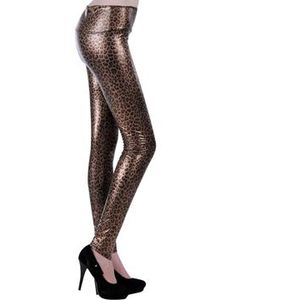 Legging Metallic Brons Panter