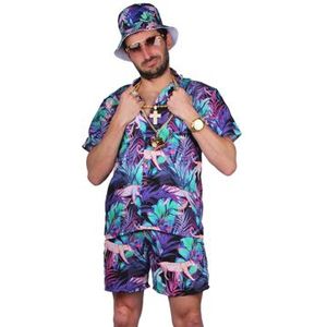 Foute Party Set Jungle Paars (2-delig)