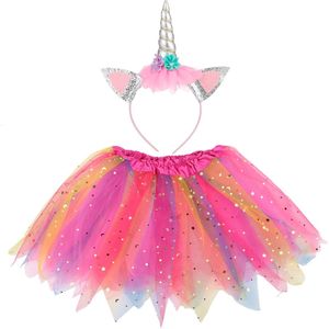 Unicorn Eenhoorn Petticoat Roze Set