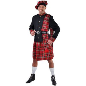Schotse kilt deluxe met muts - SEP Feestartikelen Schotse kilt deluxe met muts - SEP Feestartikelen