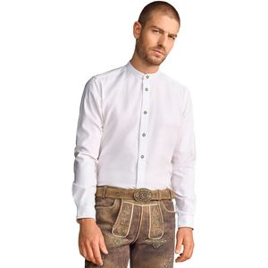 Tiroler Blouse Katoen 'Frieder' Wit