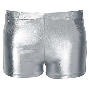 Hotpants Metallic Zilver