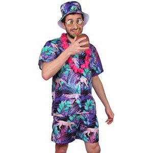 Foute Party Set Jungle Paars (5-delig)