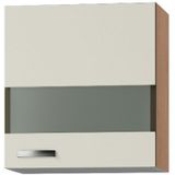 Bovenkast Klassiek 50 Cream met glas, 50cm x 32 cm KIT-39