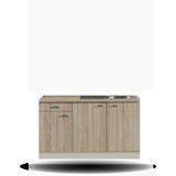 Kitchenette Houtnerf 150cm KIT-0325