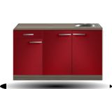 Kitchenette Rood Hoogglans 150cm KIT-555