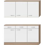 Buffetkast Zamora 150cm incl bovenkasten KIT-139