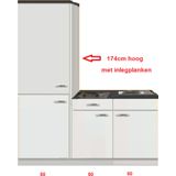 Keukenblok 180 met service kast KIT-3304