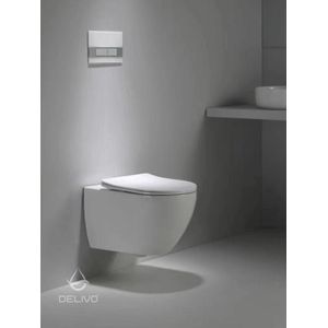 Dateg Delivo Star rimfree hangend toilet met tornadospoeling wit