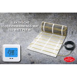 Best Design Comfort elektrische vloerverwarming mat 1.0m2