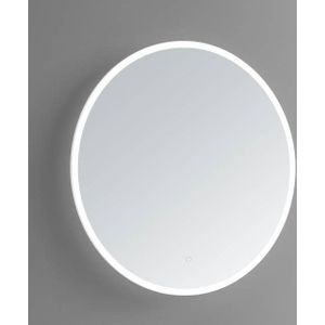 Neuer ronde spiegel met verlichting en spiegelverwarming 100cm