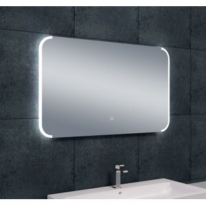 Wiesbaden Bracket dimbare LED condensvrije spiegel 100x60 cm chroom