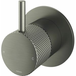 Hotbath Cobber X CX031EXT afbouwdeel voor douche mengkraan geborsteld nikkel