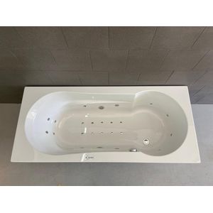 Xenz Barbados bubbelbad met een Koller Advance systeem 180x80 wit