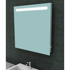 Wiesbaden Tigris spiegel met led verlichting 80x80 cm