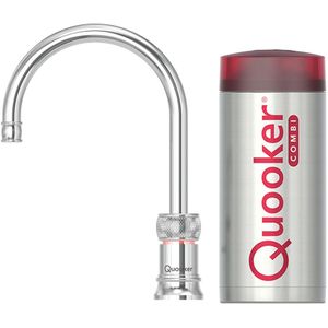 Quooker Classic Nordic Round Single Tap kokend waterkraan met COMBI boiler choom