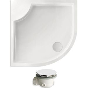 Xenz Bounty douchebak kwartrond 100x100 wit