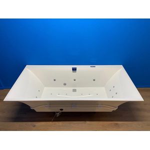 Villeroy & Boch Squaro Edge 12 bubbelbad met Advance systeem 160x75 wit Incl Bodemjets
