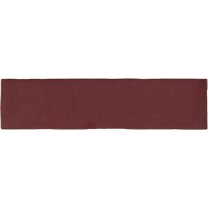 Revoir Paris Atelier wandtegel 6x25 bordeaux glossy