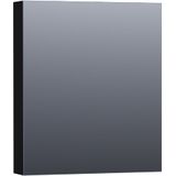 Tapo Plain spiegelkast rechtsdraaiend 60 mat zwart