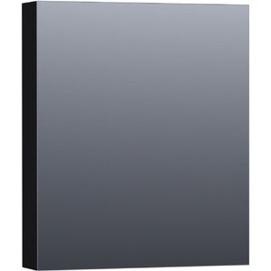 Tapo Plain spiegelkast rechtsdraaiend 60 mat zwart