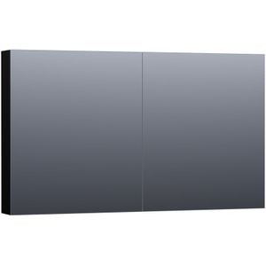 Tapo Dual spiegelkast 120 hoogglans zwart
