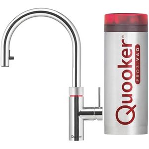 Quooker Flex kokend waterkraan met PRO3 boiler chroom