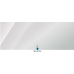 QUEEN Badkamerspiegel Met Geintegreerde LED Verlichting Anti Condens Touchscreen Schakelaar 160x60cm
