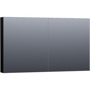 Tapo Plain spiegelkast 120 hoogglans zwart