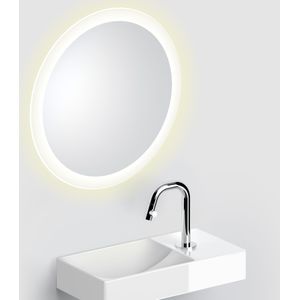 Clou Look at Me spiegel, 40cm, LED-verlichting, IP44, satijnrand