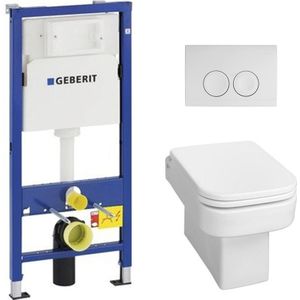 Complete Geberit UP100 set met Neuer Carré toilet
