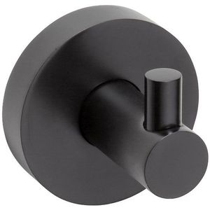 X-Round Black Handdoekhaak zwart