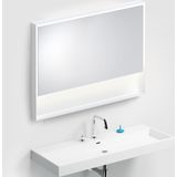 Clou Look at Me spiegel, 110cm, LED-verlichting, IP44, mat wit