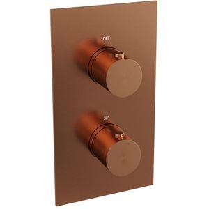 Brauer Copper Edition inbouwthermostaat 3-weg koper