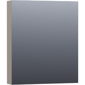 Tapo Plain spiegelkast rechtsdraaiend 60 mat taupe
