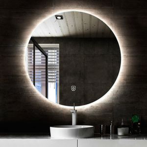 Saniclear Circle ronde spiegel met LED verlichting 70 cm