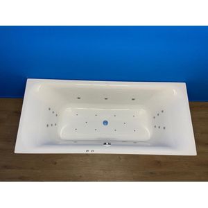 Villeroy & Boch O.Novo bubbelbad met elektrisch WP3 systeem 180x80 wit