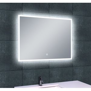 Badkamerspiegel Quatro LED - 80x60 cm