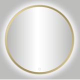 Best Design Nancy Venetië ronde spiegel inclusief LED verlichting Ø 80 cm goud