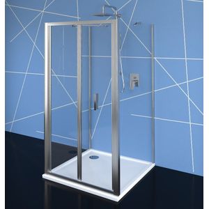 Polysan Easy Line douchecabine 100x100 cm chroom