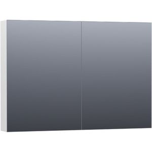 Tapo Plain spiegelkast 100 hoogglans wit