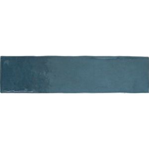 Revoir Paris Atelier wandtegel 6x25 blue marine glossy