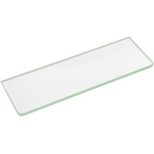 Sapho circle glazen planchet 20x10 cm transparant zonder ophangbeugel