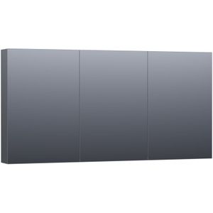 Tapo Dual spiegelkast 140 hoogglans grijs